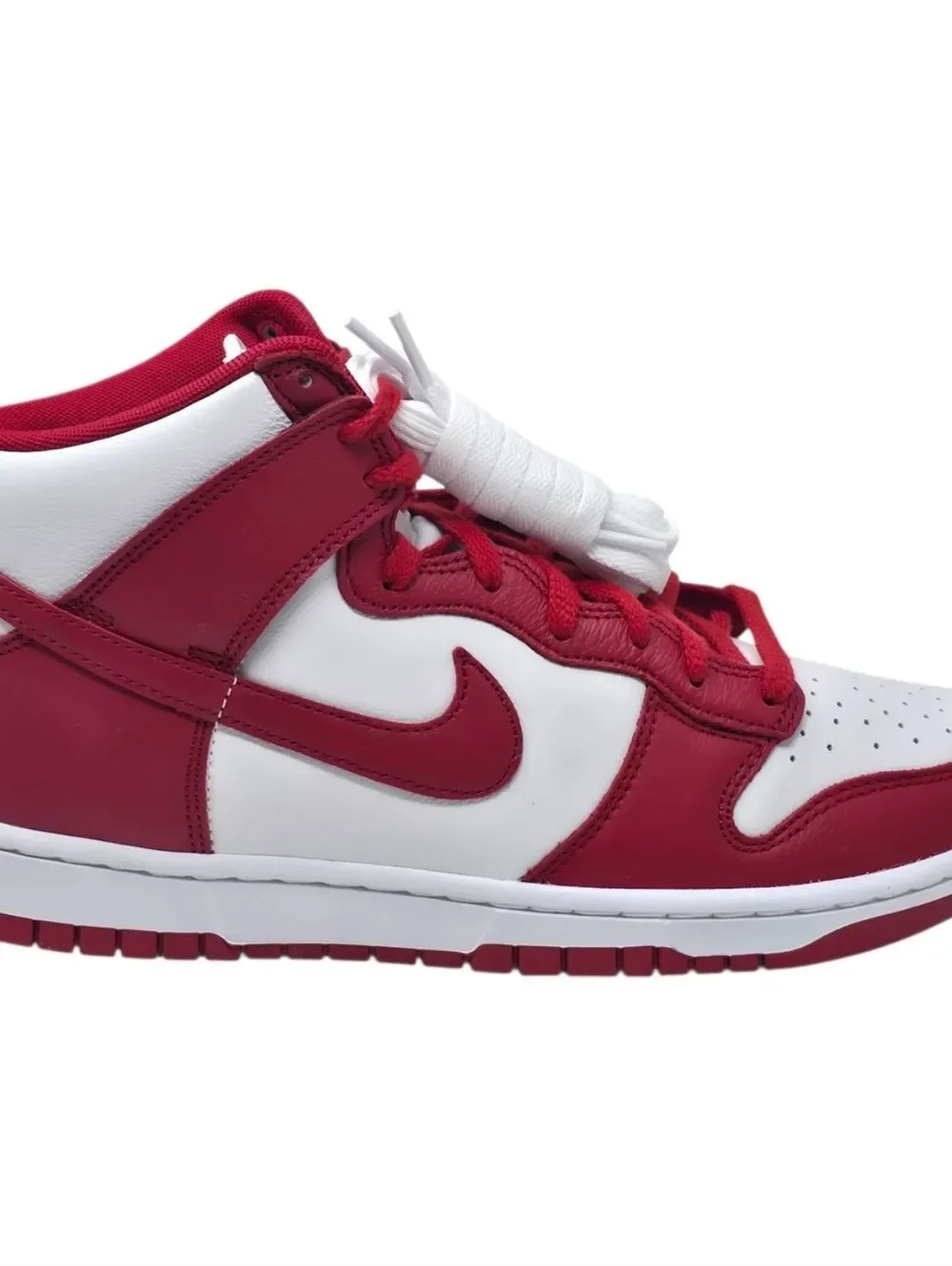 Nike Dunk Hi High Retro St. John's Men's Size's HF3143-101 New White Gym Red